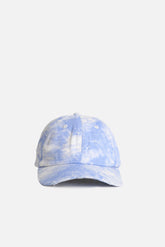 CAPPELLO BASEBALL IN DENIM TYE-DYE AZZURRO